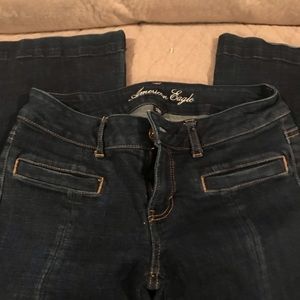 American Eagle hipster jeans.  Size 4 regular.